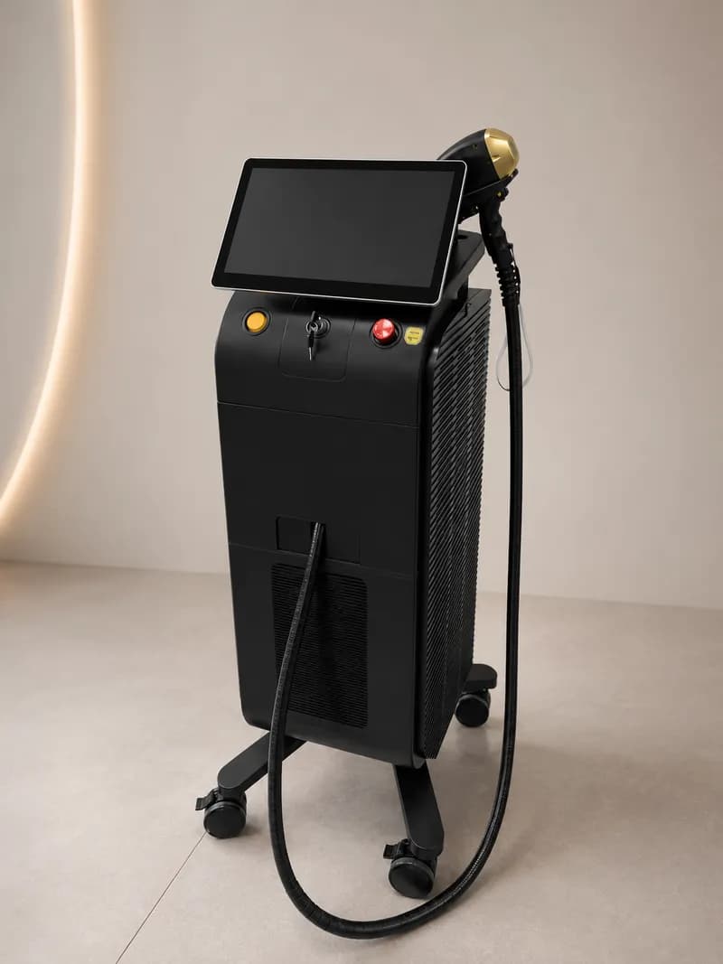 Appareil d'épilation laser utilisé chez Luxury Glow à Thonon-les-Bains
